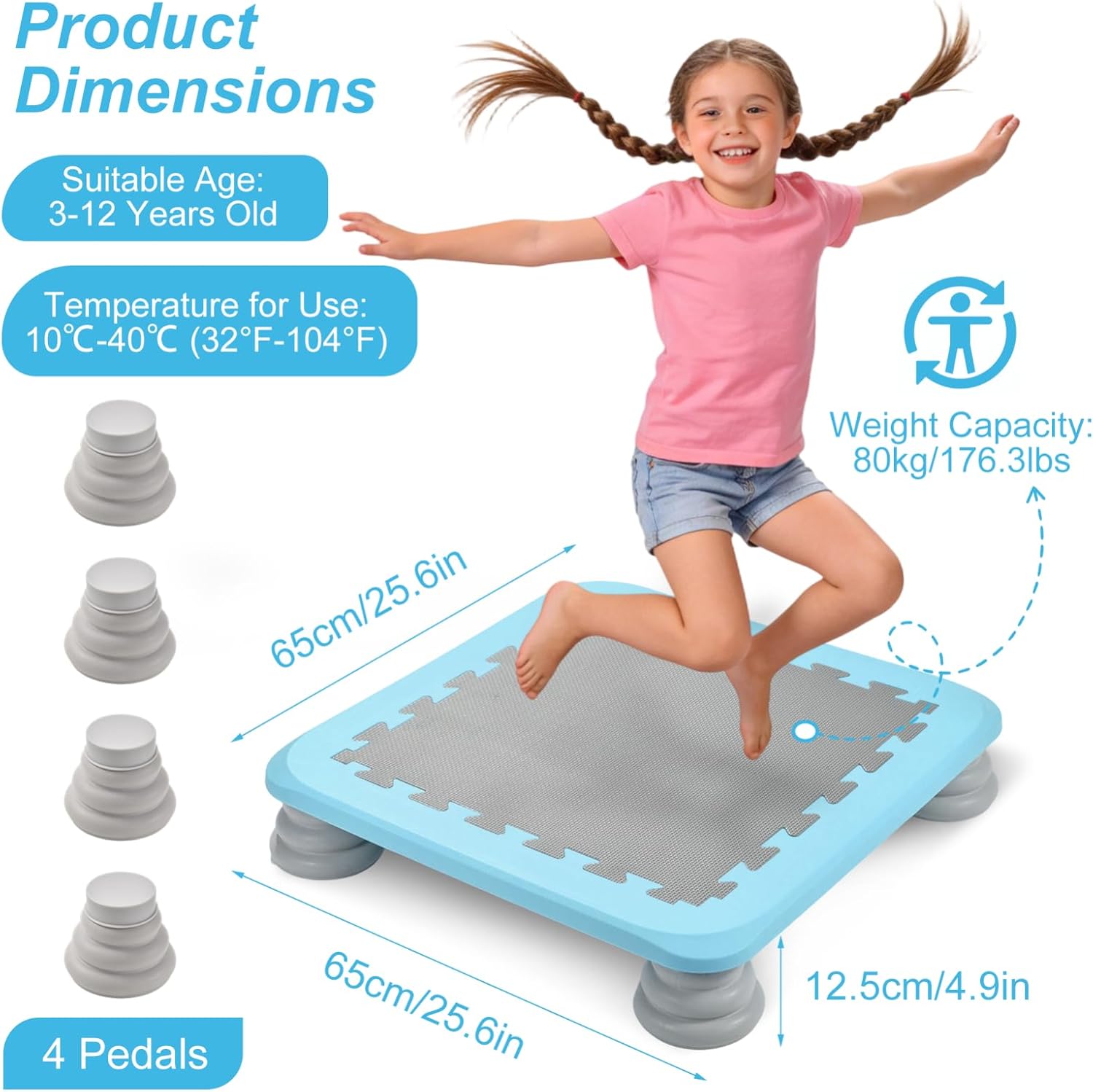 Kids Trampoline, Stable Bounci - đánh giá và giá Training Net Mini